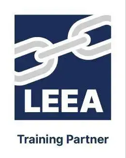 Lifting Equipment Engineers Association (LEEA) accreditation logo — Arbrit Safety is a LEEA Licensed Training Partner in the UAE and Saudi Arabia