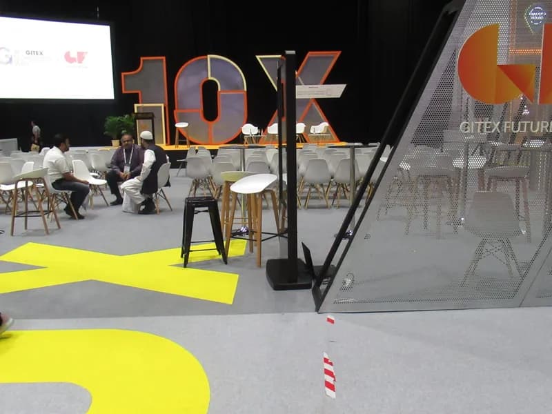 Arbrit Safety team at the GITEX conference in Dubai