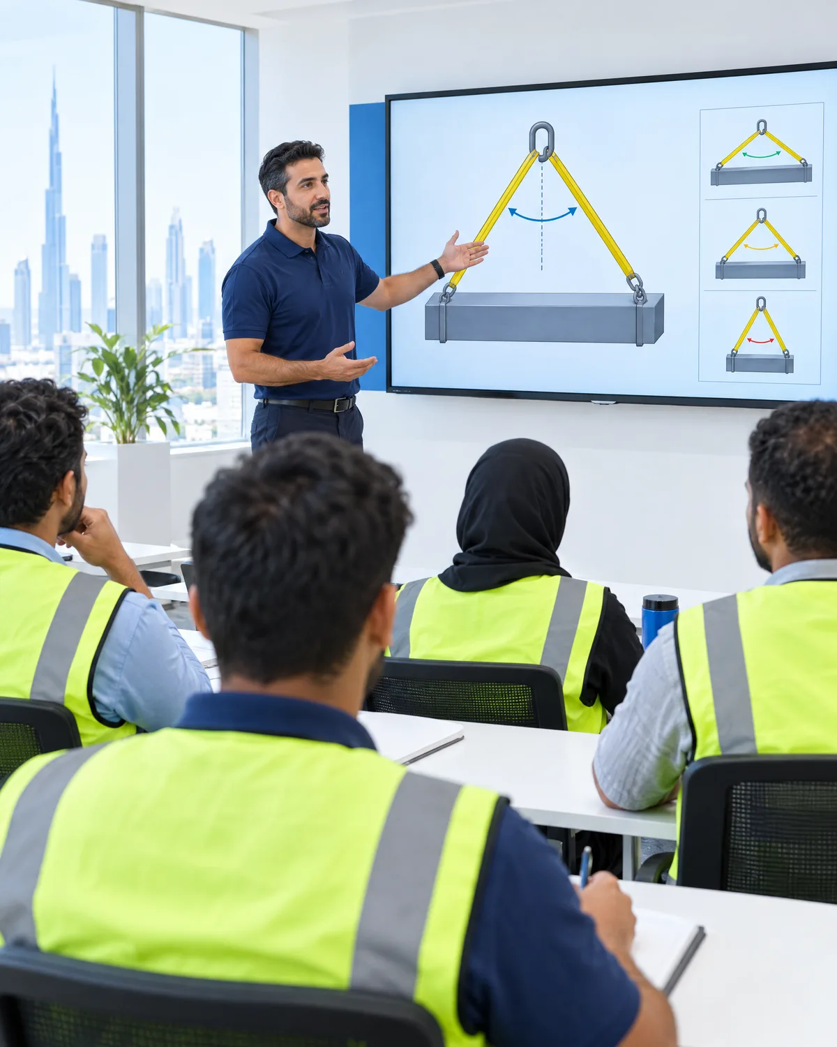 Trainer leading a classroom session at an Arbrit Safety training centre